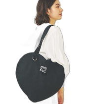 Japanese direct mail MILKFED womens heart-shaped handbag 103243053004