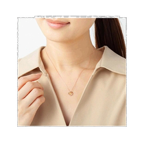 Japanese direct mail Japanese tide 4℃ Canal 4℃ K10 pink gold necklace Product number: 151846223