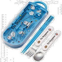 (Direct mail from Japan) skater childrens tableware childrens Doraemon three-piece tableware set