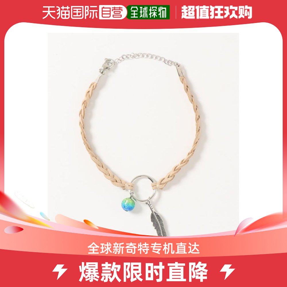 Japan Direct mail CAYHANE Men and women in the same section Light Firefly Pearl Feather Foot Chain Natural Themed Designer Hands-Taobao