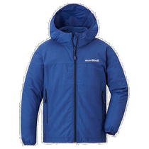 Nichia errand Montbell childrens jacket O D solid color zipper hood BL 1001103315