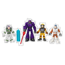 (Direct mail from Japan) Fisher-Price Imaginext Buzz Lightyear 3 Zack King model toys for 3 years old and above