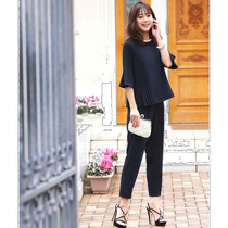 (Direct Mail from Japan) RUIRUE BOUTIQUE Womens Cropped Pants Suit Pants Jacket