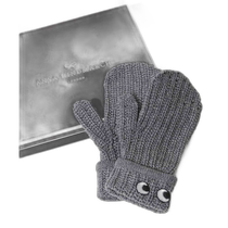 Japan Direct Mail ANYA HINDMARCH Womens Gloves Eye Wool Autumn and Winter Warmth