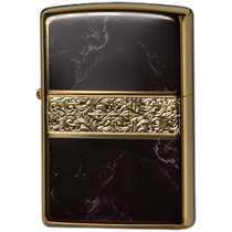 (Direct mail from Japan) Zippo lighter Arabesque double-sided engraving gold 2G-BKM