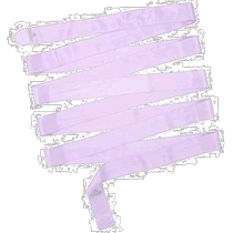(Japan Direct mail) SASAKI New gymnastics apparatus silk with lavender length over 5m