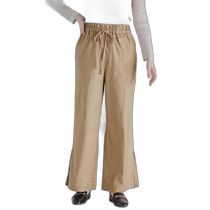 Japanese direct mail SENSE OF PLACE womens fashionable and comfortable slit loose straight trousers AA04