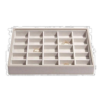 (Direct mail from Japan) Stackers jewelry box LONDON Classic 25 grids beige 73753
