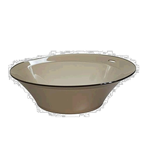 (Direct mail from Japan) Oka D Nature brown bathtub hand basin about 28x27x9cm