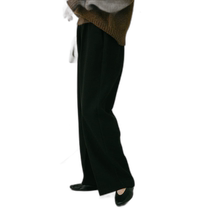 Japan direct mail UR Lab womens casual and comfortable elastic belt trousers easy to match warm texture