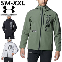 Japan Direct Mail Under Armor Windbreaker Mens Jacket Warm Jacket Waterproof Hoodie Parka