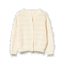 Japan direct mail BEAMS mini childrens spring transparent woven cotton cardigan 24SS spring color season