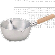 (Direct mail from Japan) Hokurikualumi snow pan Wancai den aluminum natural wood handle 2116w alloy