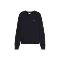 Japan direct mail MAISON KITSUNE 2024 spring and summer mens fox head embroidered woolen sweater MM0081