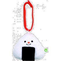 (Direct mail from Japan) EYE UP toddler toys furry hand-kneaded rice ball pendant toy