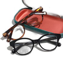 Self-operated GUCCI glasses GG0924O mens GG logo metal bee Boston type glasses black frame
