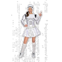 (Direct Mail from Japan) RubieS Japan Star Wars Female Stormtrooper Costume Womens 155-165cm