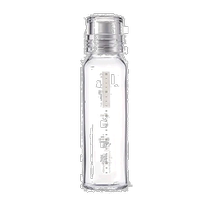 (日本直邮)HARIO玻璃王 调料瓶 窄型240ml 珍珠灰DBS-240-PGR