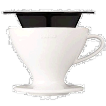 (JAPAN DIRECT MAIL) HARIO W60 COFFEE DROP FILTER CUP PETE RICATA IN WHITE PDC-02-W