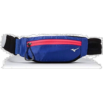 (Direct mail from Japan) Mizuno Mizuno blue small waist bag zippered portable brand logo