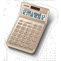 Self-operated | CASIO Casio calculator 12-digit gold just enter JF-S200-GD-