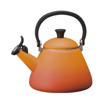 (Direct mail from Japan) le creuset enamel cast steel teapot ringing kettle kettle kettle induction cooker thin mouth orange