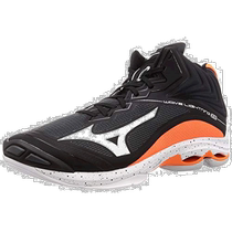 (Direct mail from Japan) Mizuno Volleyball Shoes Z6 MID 23cm Black White Orange V1GA2005