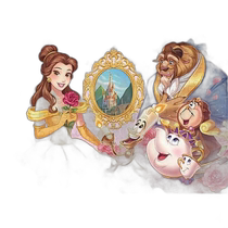 Japanese direct mail (direct mail) Tenyo puzzle Beauty and the Beast 200 tablets 22 5x32cm D-