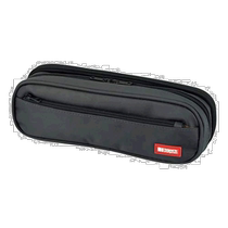 (Direct mail from Japan) LIHITLAB. Stationery pencil case dual-purpose black durable and easy to carry