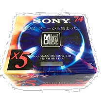 (Direct mail from Japan) Sony MD disk mini magneto-optical disk music storage 74 minutes 5 pieces 5MDW-