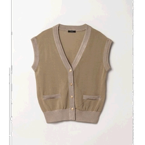 Japanese direct mail allureville womens lightweight style long knitted vest casual and easy-to-match design flash