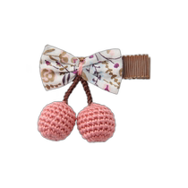 Japanese direct mail daily trend familiar exquisite and cute bow cherry hairpin