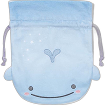 Japan Direct Mail (Japan Direct Mail) San X Plush Toy Drawstring Bag Lost Little Whale Shape CA3