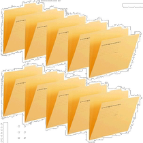 (Direct mail from Japan) Plus individual folders recycled paper A4-E yellow 10 pieces FL-061IF 87