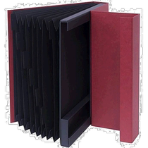 (Direct mail from Japan) Nakabayashi Home Furnishings Book Storage Box A4 Burgundy