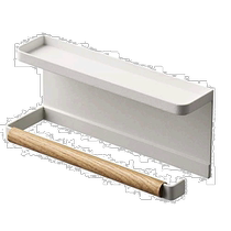 (Japan Direct mail) Yamazaki Yamazaki umbrella holder with a tray of magnetic umbrella stand white 5687