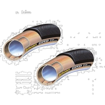 (Direct mail from Japan) German Continental foldable bicycle tire set of two 700 x 22c black brown