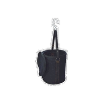 Japanese direct mail TRUSCO electrician bucket 240X300 with zipper cover and large S-shaped hook black
