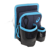 Nichichao Errand Asics Mens and Womens Ground Golf Waist Bag Navy Blue FF B-10765