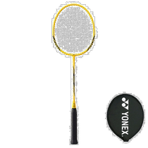Yonex mens and womens badminton rackets yellow 4 B4000G-450