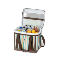 Japan Direct Mail LOGOS LOGOS Subzero Pack Antibacterial Design Cooler M Blue Stripe 8