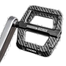 (Japan Direct Mail) GORIX Bike Pedal GX-H55 Longueur noire texturée de carbone