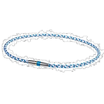 (Direct mail from Japan) PHITEN French rattan necklace La Cueva neck X50 high-end III blue 50 cm