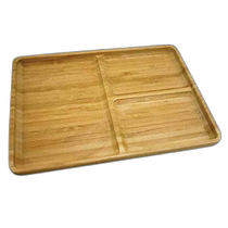 (Direct mail from Japan) Lupai bamboo tableware TAKE-WARE square divider 26cm UP-2546