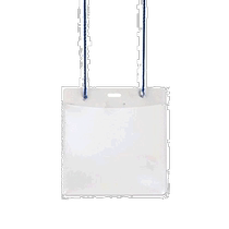 (Direct mail from Japan) Plus venue name tags hanging neck type 50 pieces blue 84-704