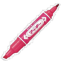(Japan Direct Mail) ZEBRA Zebra Mark Pen Oily Pen Hi-McKee Pink 10 Loaded Writing Stream