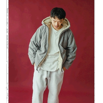 Gym master direct mail from Japan same style reversible jacket for men and women warm and comfortable high collar design windproof