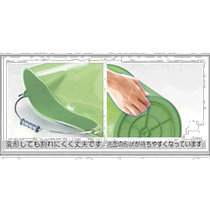 Japanese direct mail Risu squirrel bucket white for easy outdoor cleaning GBEB003 storage bucket scale bottom