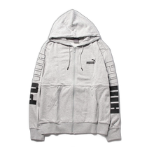 Direct mail from Japan PUMA Puma mens POWER color splicing hooded sweatshirt 100% cotton material comfortable