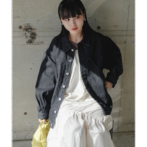 Japanese direct mail Kastane womens versatile denim jacket spring must-have casual fashion jacket large mouth
